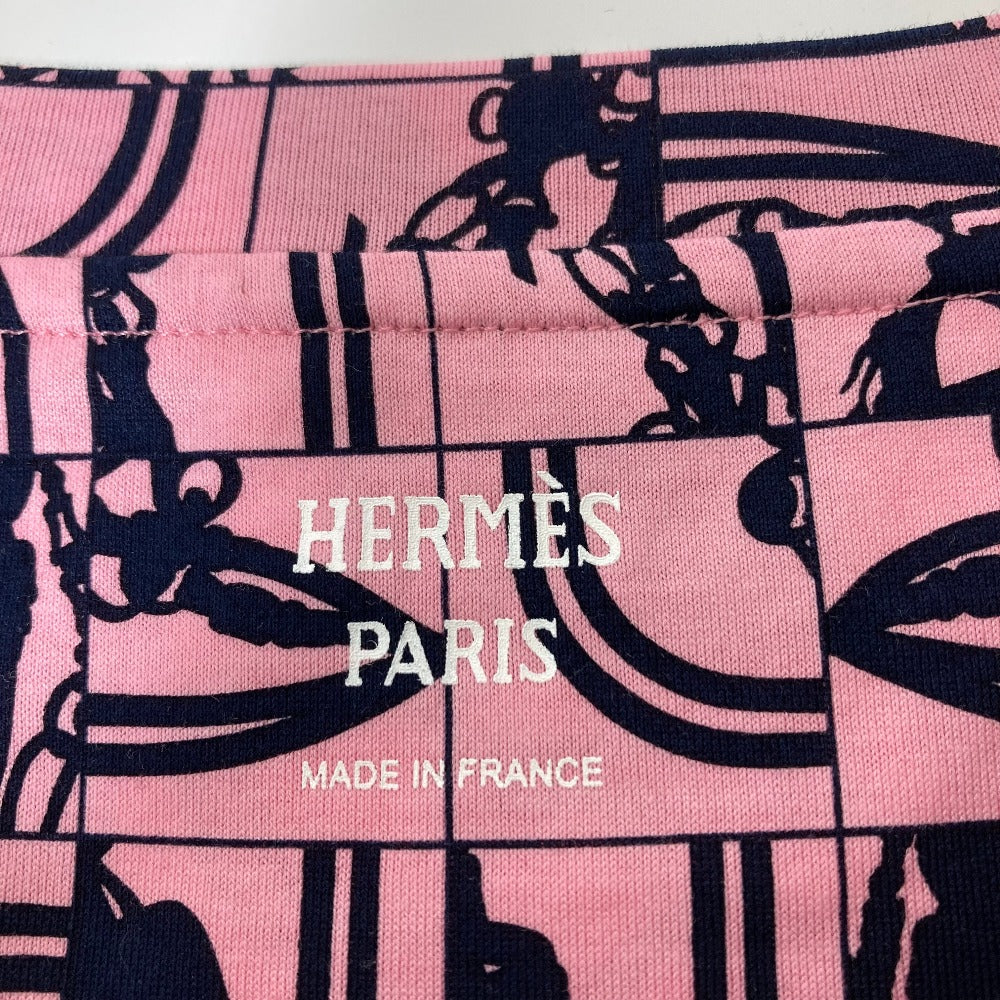 Hermes Short Sleeve T-Shirt Cotton Pink Apparel Short Sleeves Brides De Gala En Desolde Women 36
