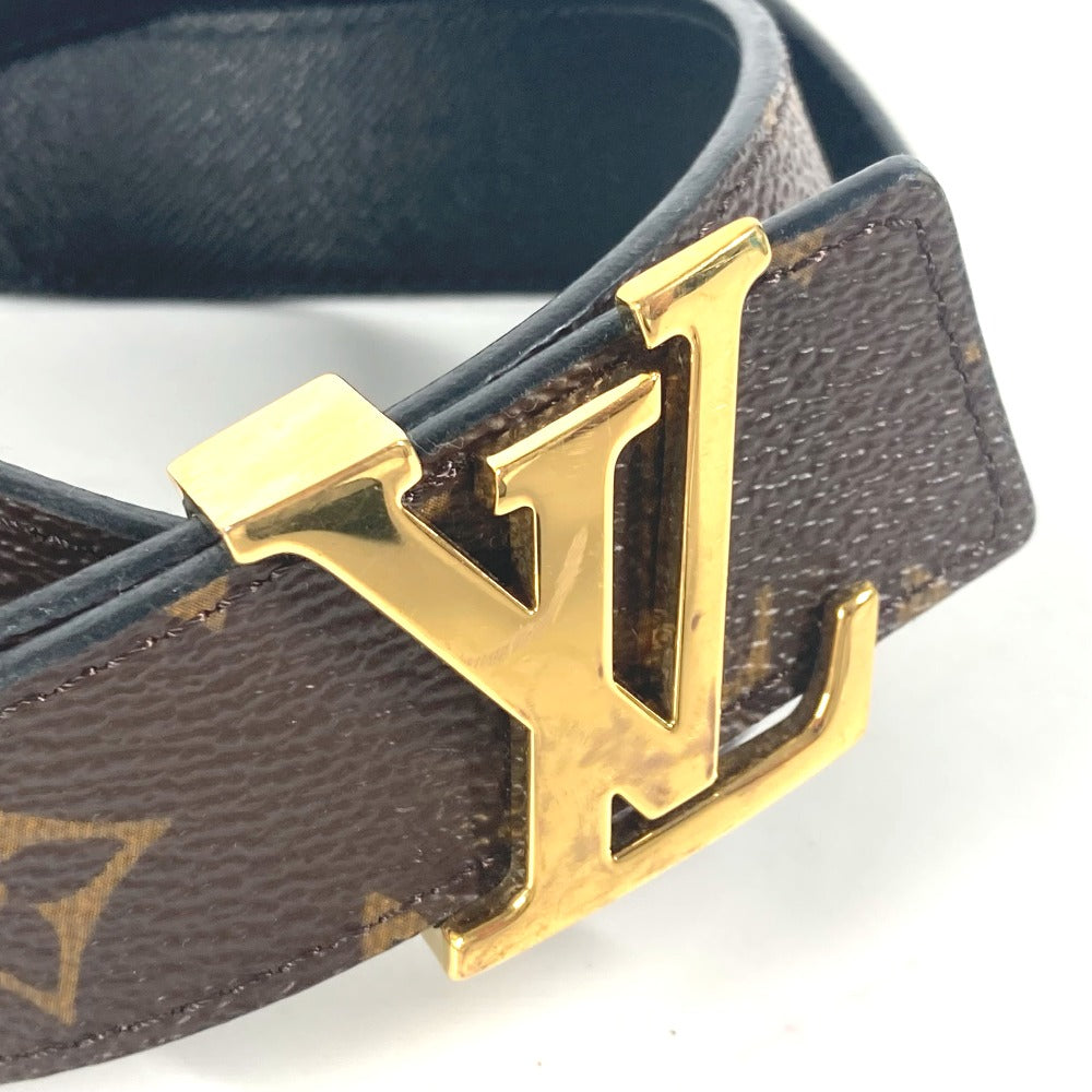 Louis Vuitton Belt M9453W Monogram Canvas Brown Monogram Suntulle Lv Initial Women 80