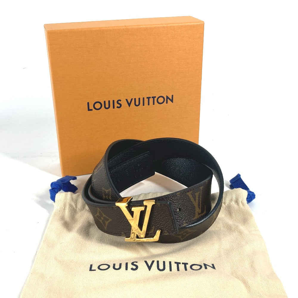 Louis Vuitton Belt M9453W Monogram Canvas Brown Monogram Suntulle Lv Initial Women 80
