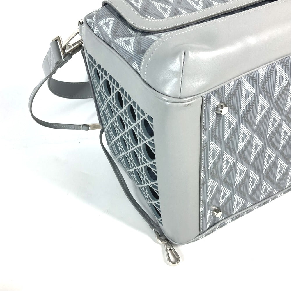 Dior Shoulder Bag 1Esdu035Cdp_H42E Canvas, Leather Gray Cd Diamond Dior Hit The Road Pet Carrier