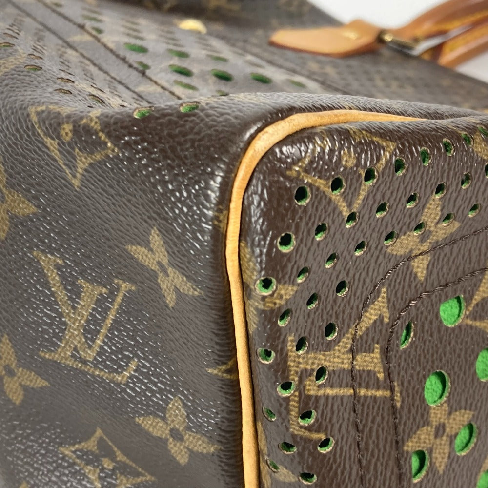 Louis Vuitton Handbag M95181 Monogram Canvas Green Monogram Perfo Speedy 30 Women