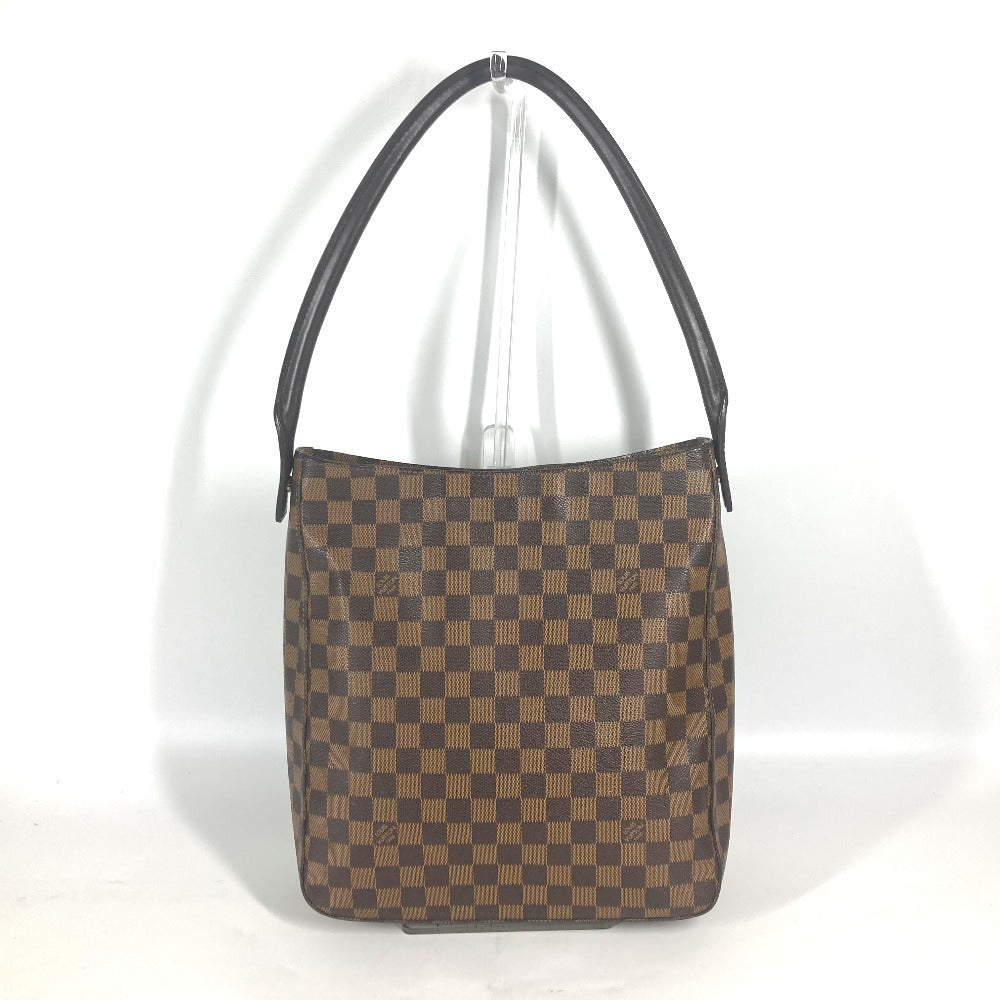 Louis Vuitton Shoulder Bag N51144 Damier Canvas Brown Damier Loopinggm Women
