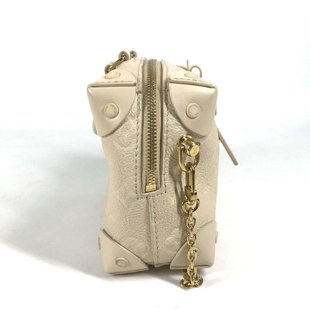 Louis Vuitton Shoulder Bag M45394 Monogram Ann Platt Leather White Monogram Ann Platt Petite Malle