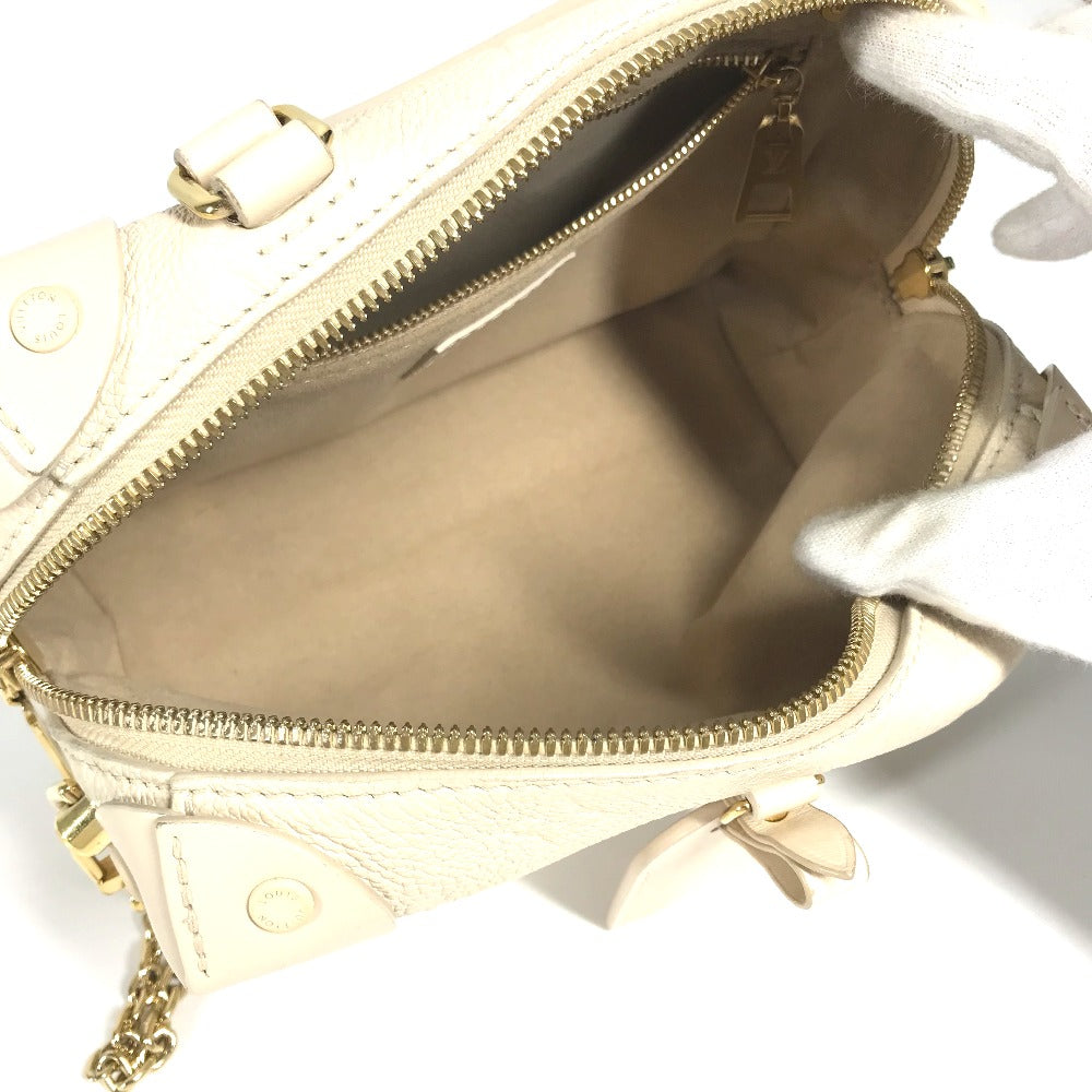 Louis Vuitton Shoulder Bag M45394 Monogram Ann Platt Leather White Monogram Ann Platt Petite Malle