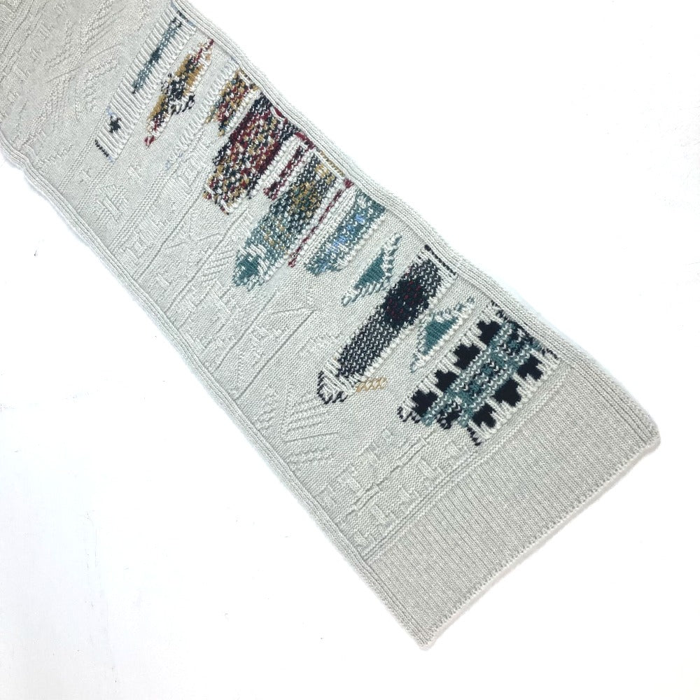 Hermes Scarf Wool, Cashmere Light Gray Type Autumn/Winter 2023 Collection Couleur En Coeur Mens