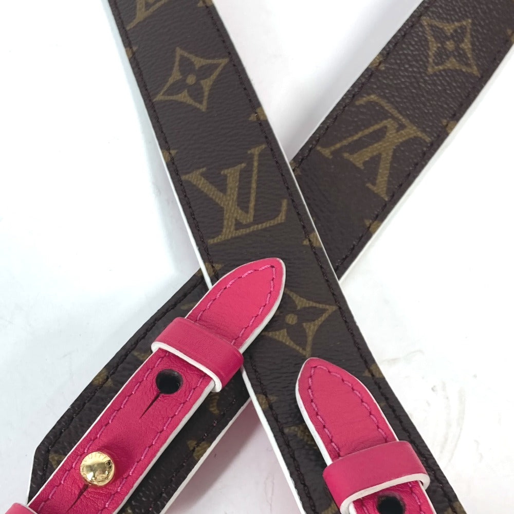 Louis Vuitton Shoulder Strap Jo2352 Monogram Canvas Brown Monogram Logo Women