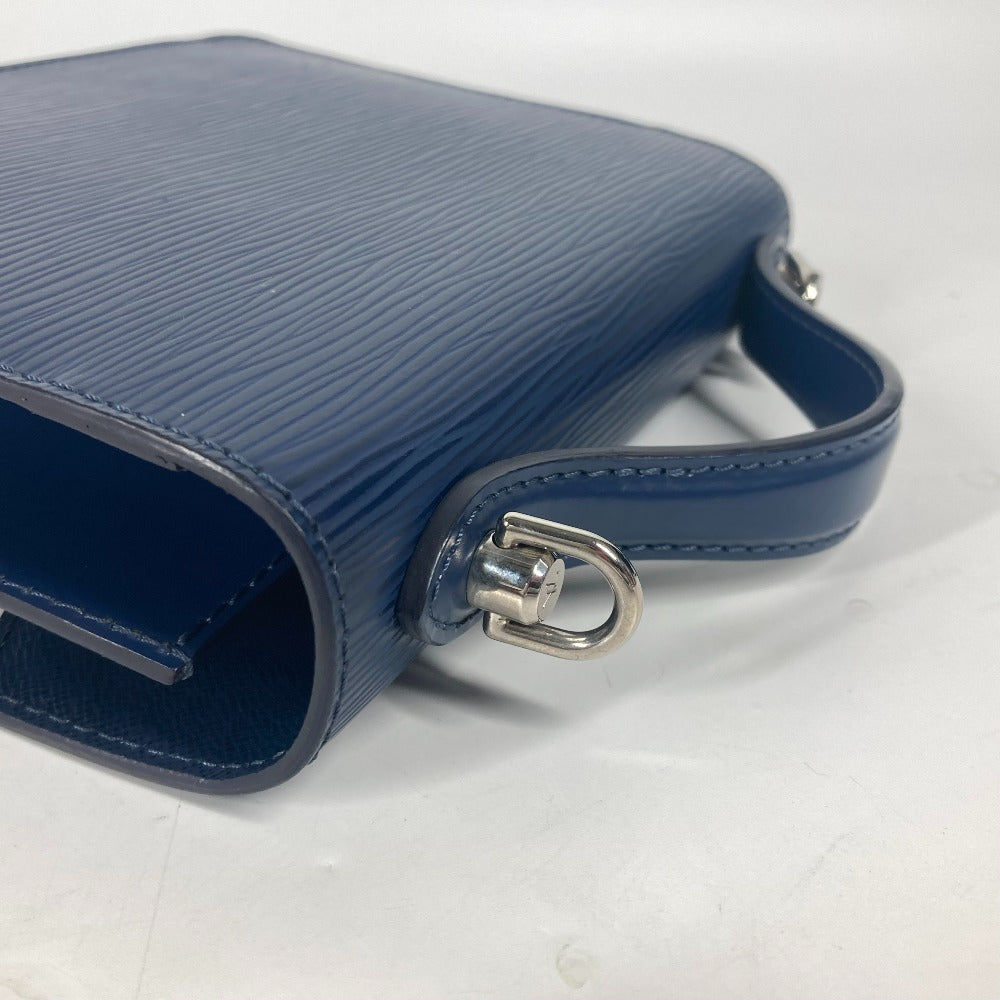 Louis Vuitton Handbag M40976 Epi Leather Navy Epi Monceau Bb Unisex(Unisex)