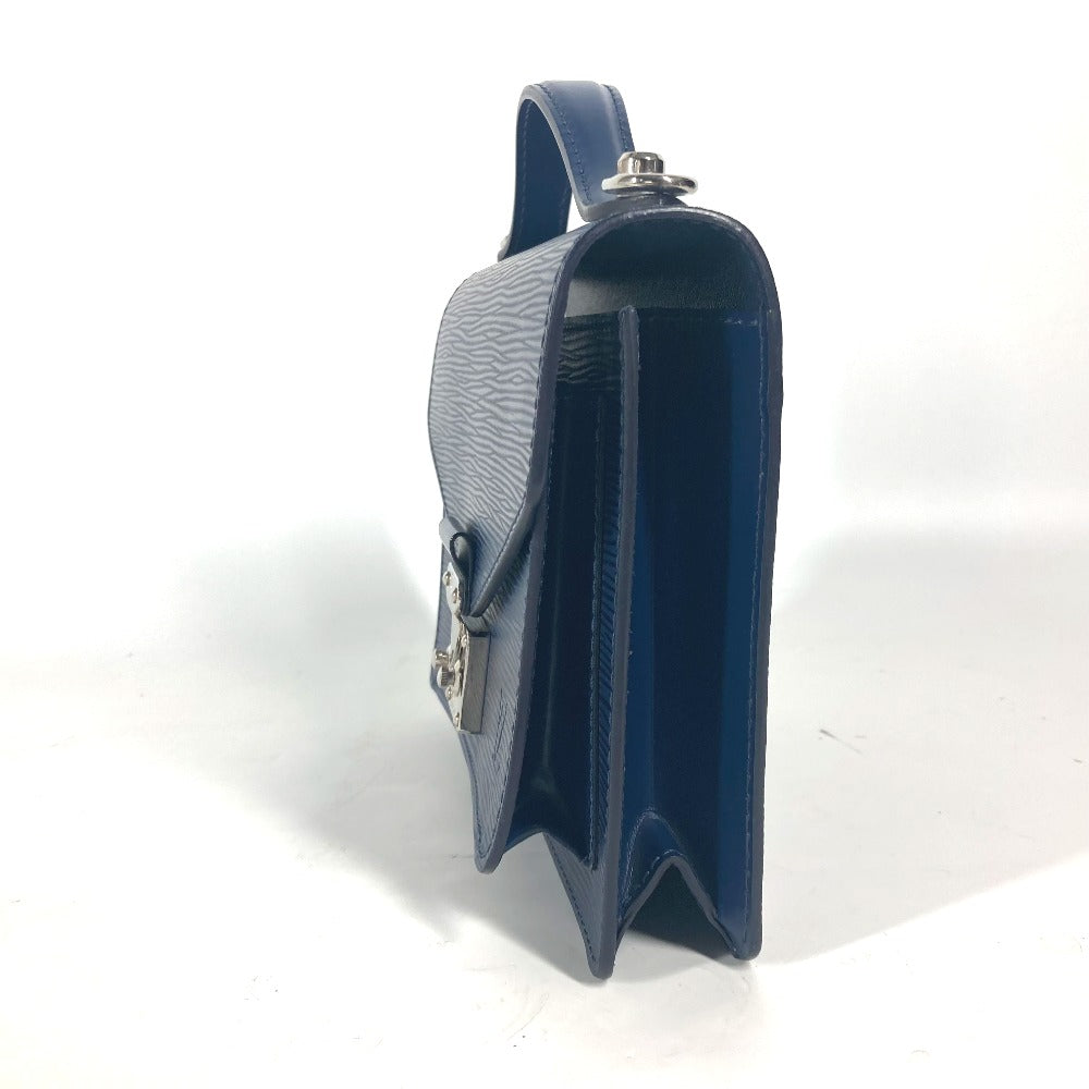 Louis Vuitton Handbag M40976 Epi Leather Navy Epi Monceau Bb Unisex(Unisex)