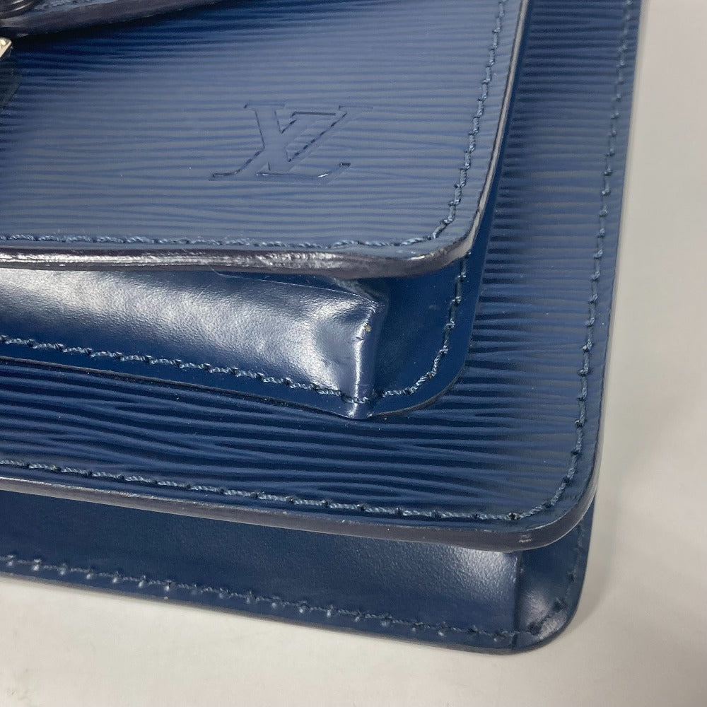 Louis Vuitton Handbag M40976 Epi Leather Navy Epi Monceau Bb Unisex(Unisex)
