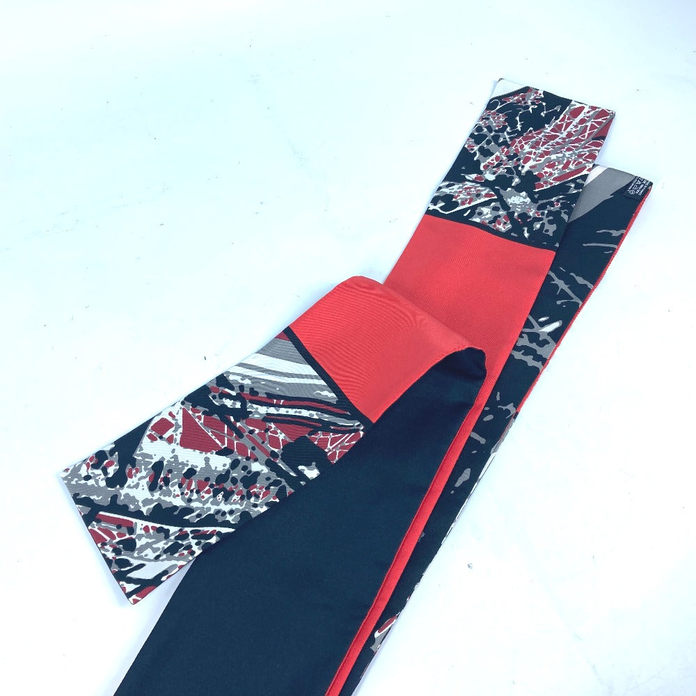 Hermes Scarf Silk Red Maxi Twilly Twilly Women