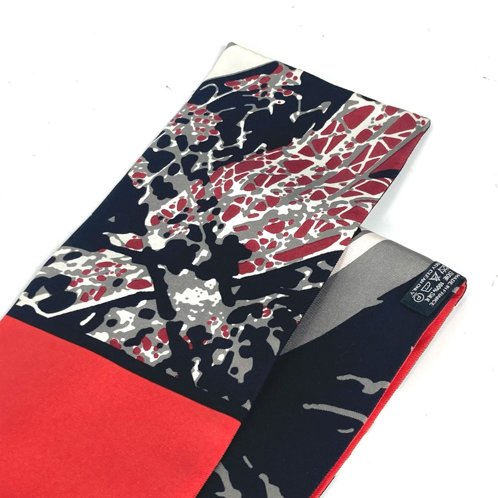 Hermes Scarf Silk Red Maxi Twilly Twilly Women
