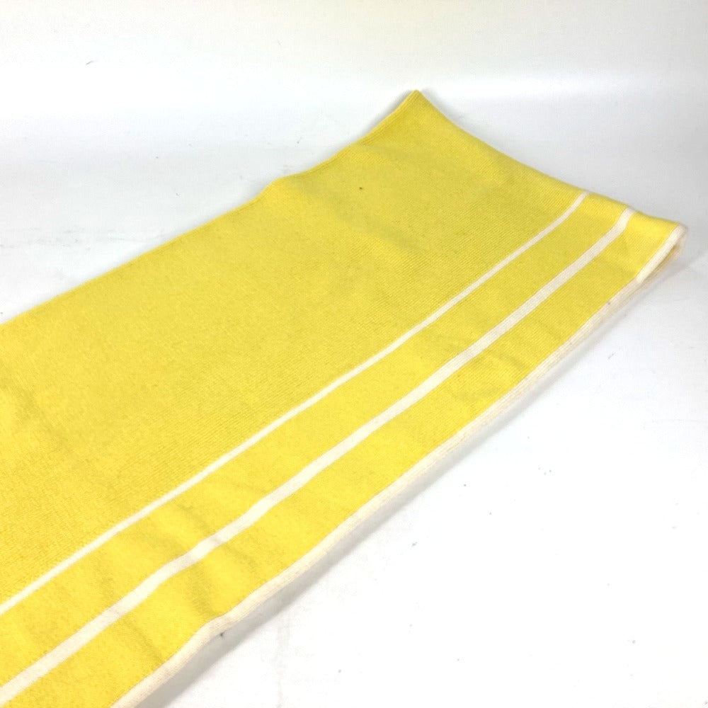 Louis Vuitton Scarf Cotton, Cashmere Yellow Lvcup Louis Vuitton Cup Logo Mens(Unisex)