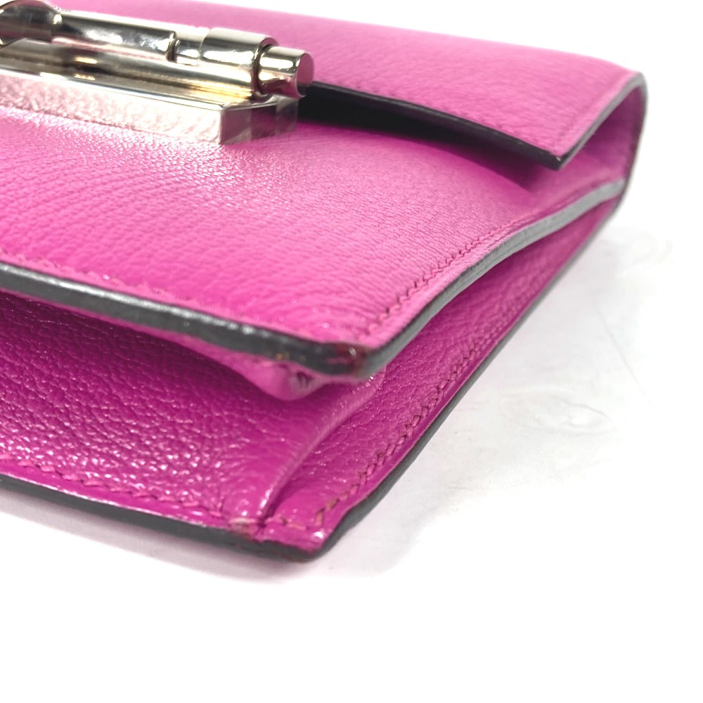 Hermes Clutch Bag Shave Purple Veru Women