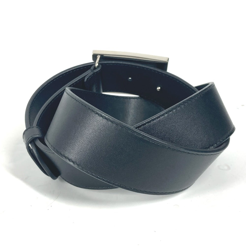 Gucci Belt 550106 Leather Black Sequin Gg Logo Crystal Women