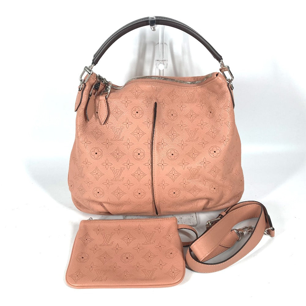 Louis Vuitton Shoulder Bag M94276 Monogram Mahina Leather Pink Monogram Mahina Serene Pm Women