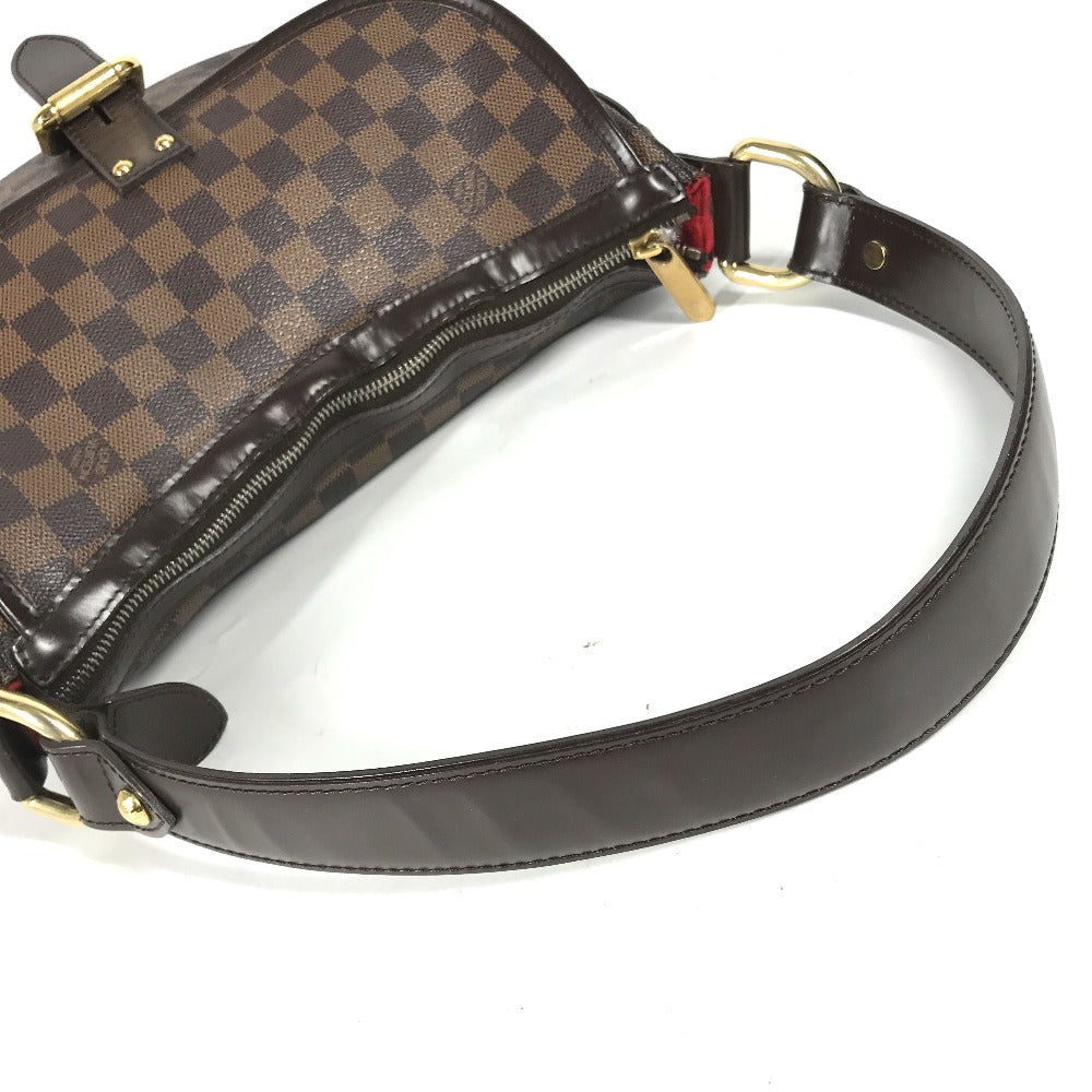 Louis Vuitton Shoulder Bag N51200 Damier Canvas Brown Damier Highbury Women