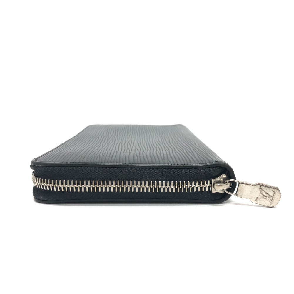Louis Vuitton Long Wallet Purse M62643 Epi Leather Black Epi Zippy Organizer Nm Mens