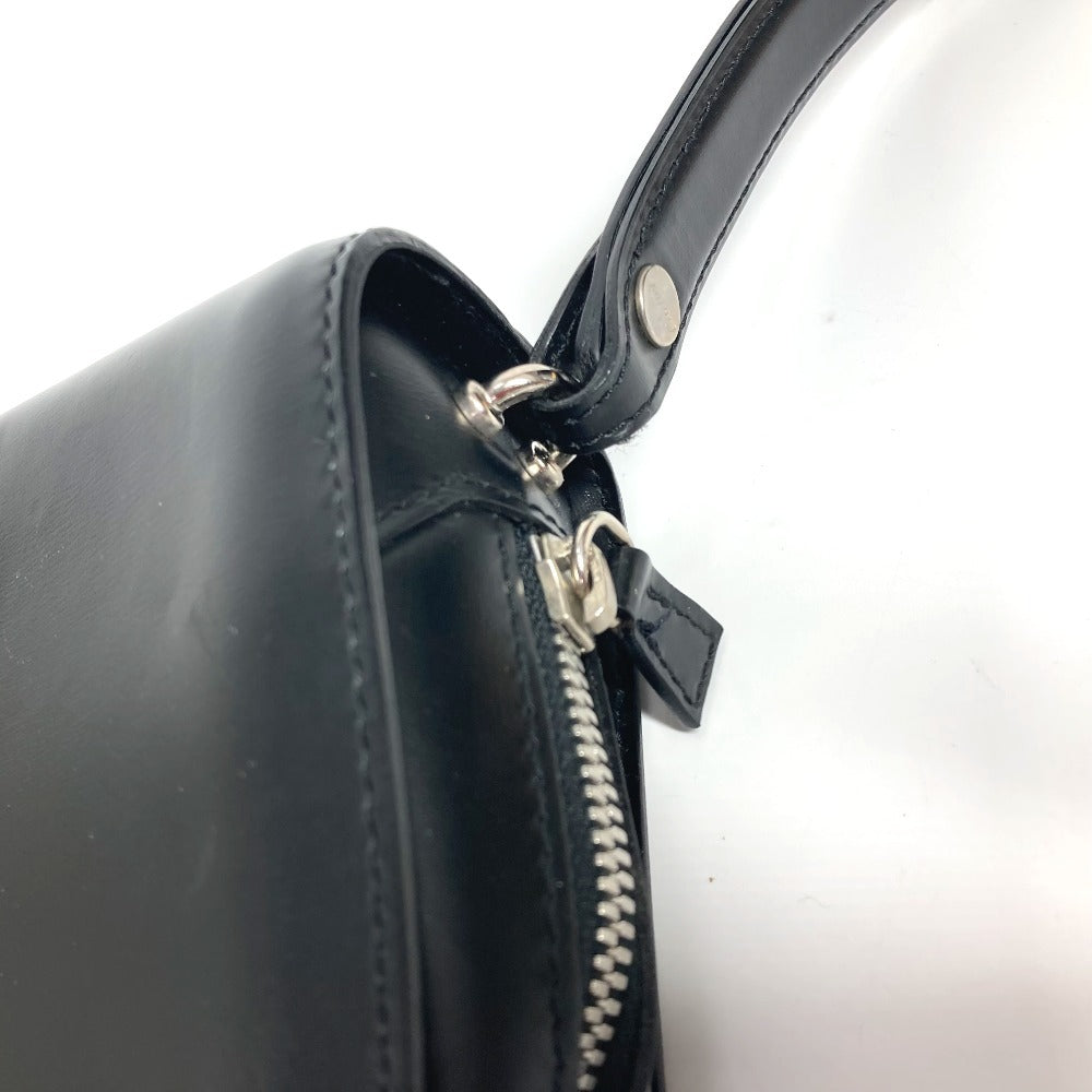 Cartier Business Bag Leather Black Must Line Logo Mens