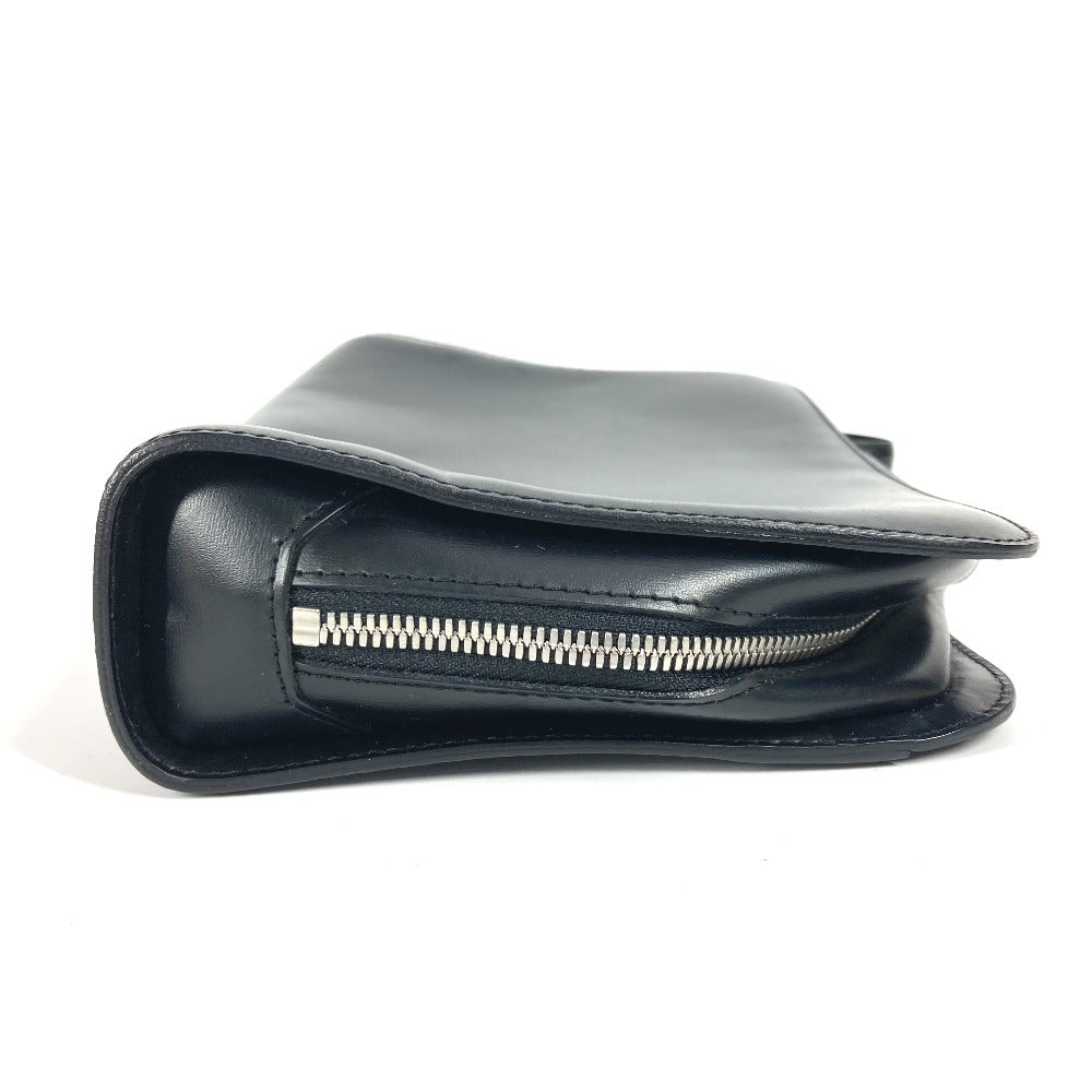 Cartier Business Bag Leather Black Must Line Logo Mens