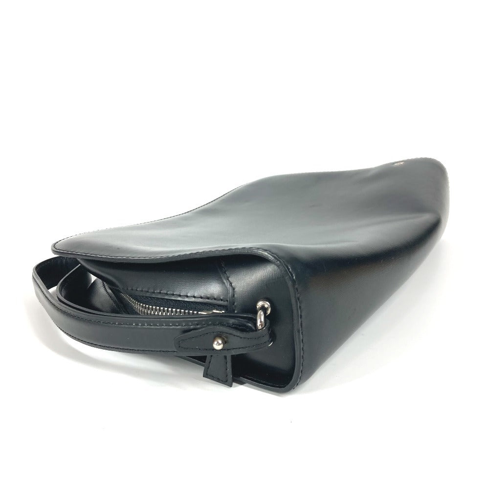Cartier Business Bag Leather Black Must Line Logo Mens