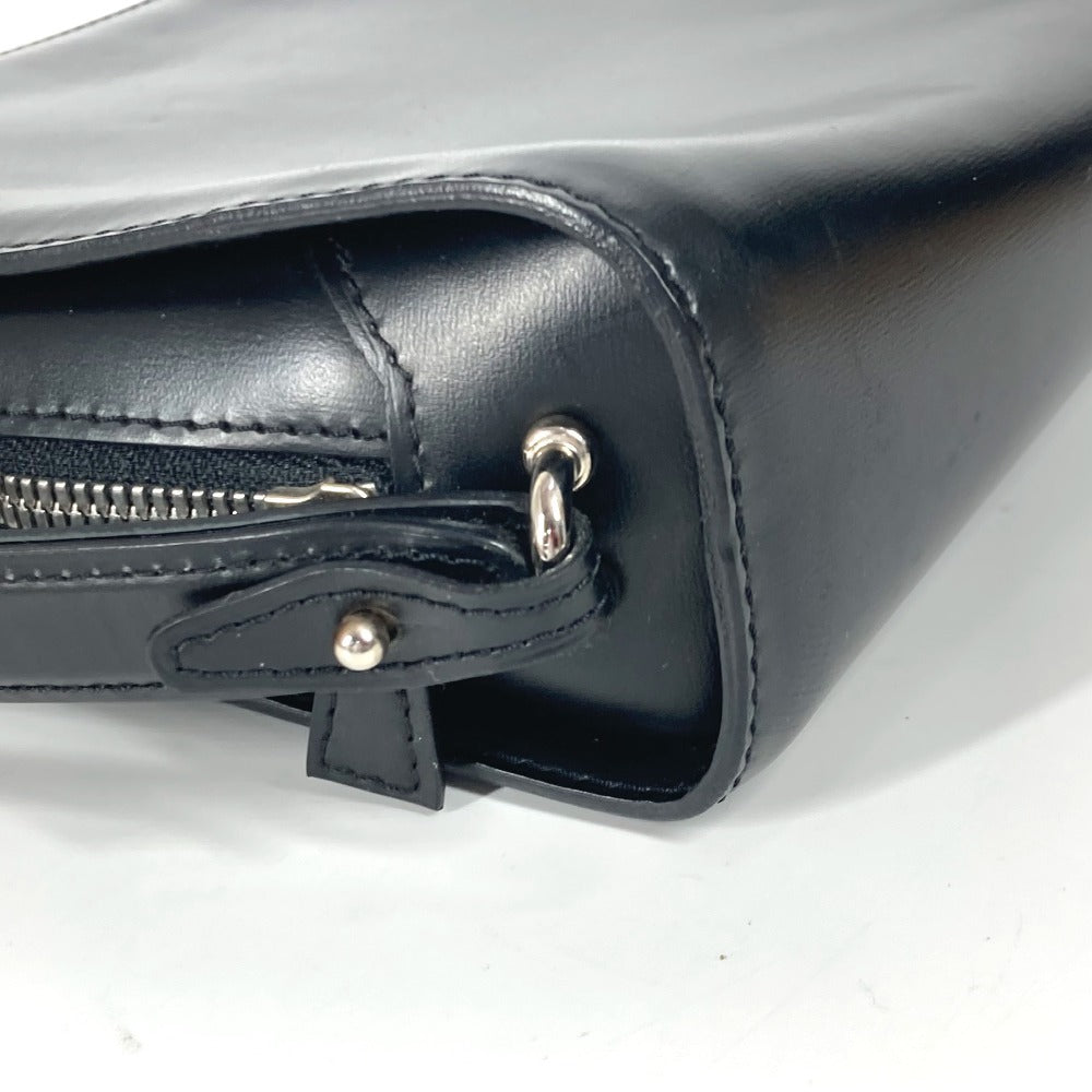 Cartier Business Bag Leather Black Must Line Logo Mens