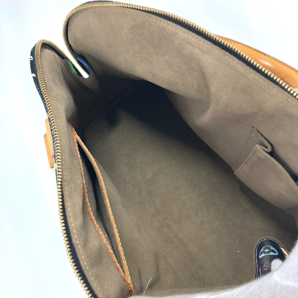 Louis Vuitton Handbag M40444@ Monogram Multicolor Canvas Black Monogram Multicolor Alma Pm Women