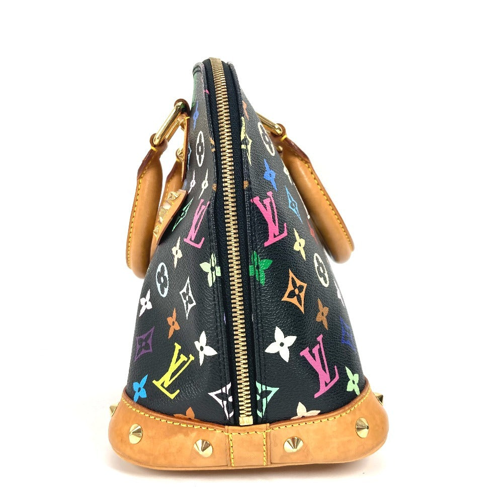 Louis Vuitton Handbag M40444@ Monogram Multicolor Canvas Black Monogram Multicolor Alma Pm Women