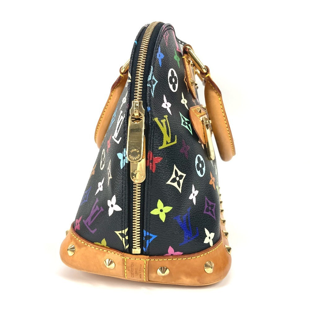 Louis Vuitton Handbag M40444@ Monogram Multicolor Canvas Black Monogram Multicolor Alma Pm Women