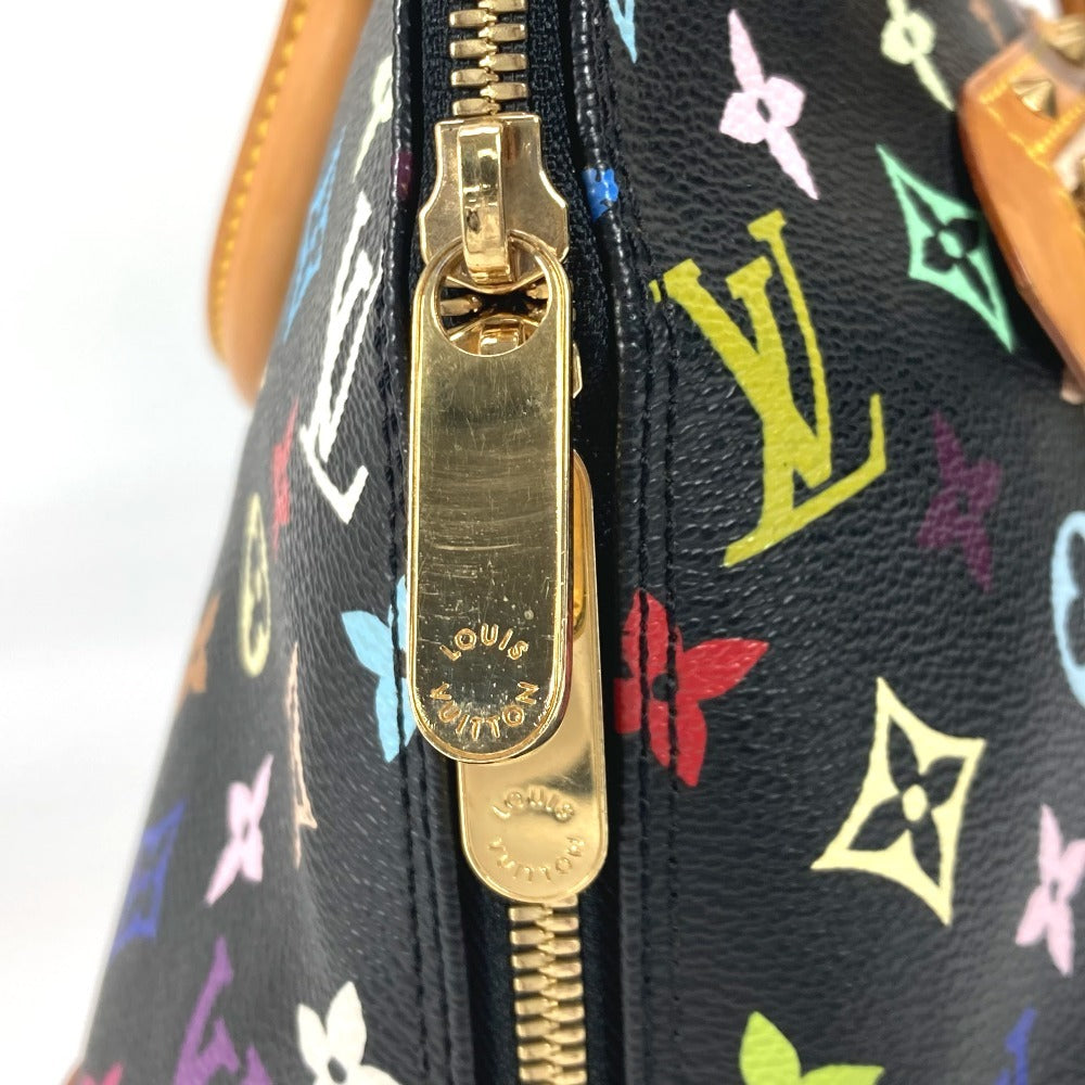 Louis Vuitton Handbag M40444@ Monogram Multicolor Canvas Black Monogram Multicolor Alma Pm Women
