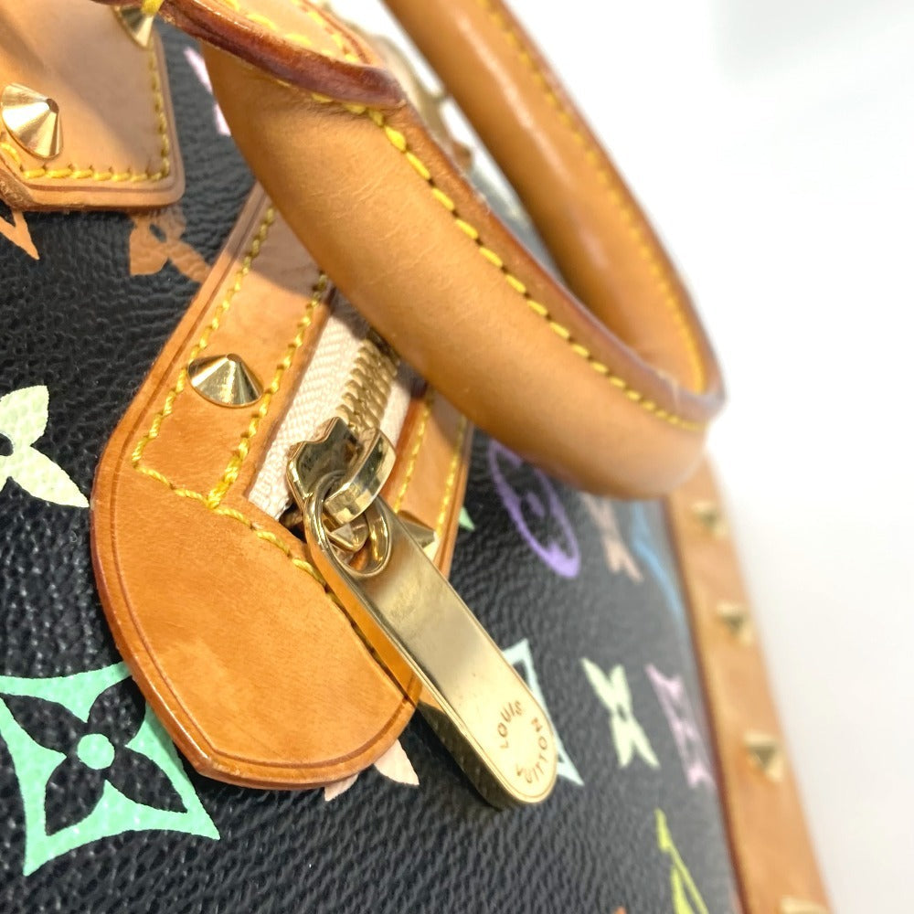 Louis Vuitton Handbag M40444@ Monogram Multicolor Canvas Black Monogram Multicolor Alma Pm Women
