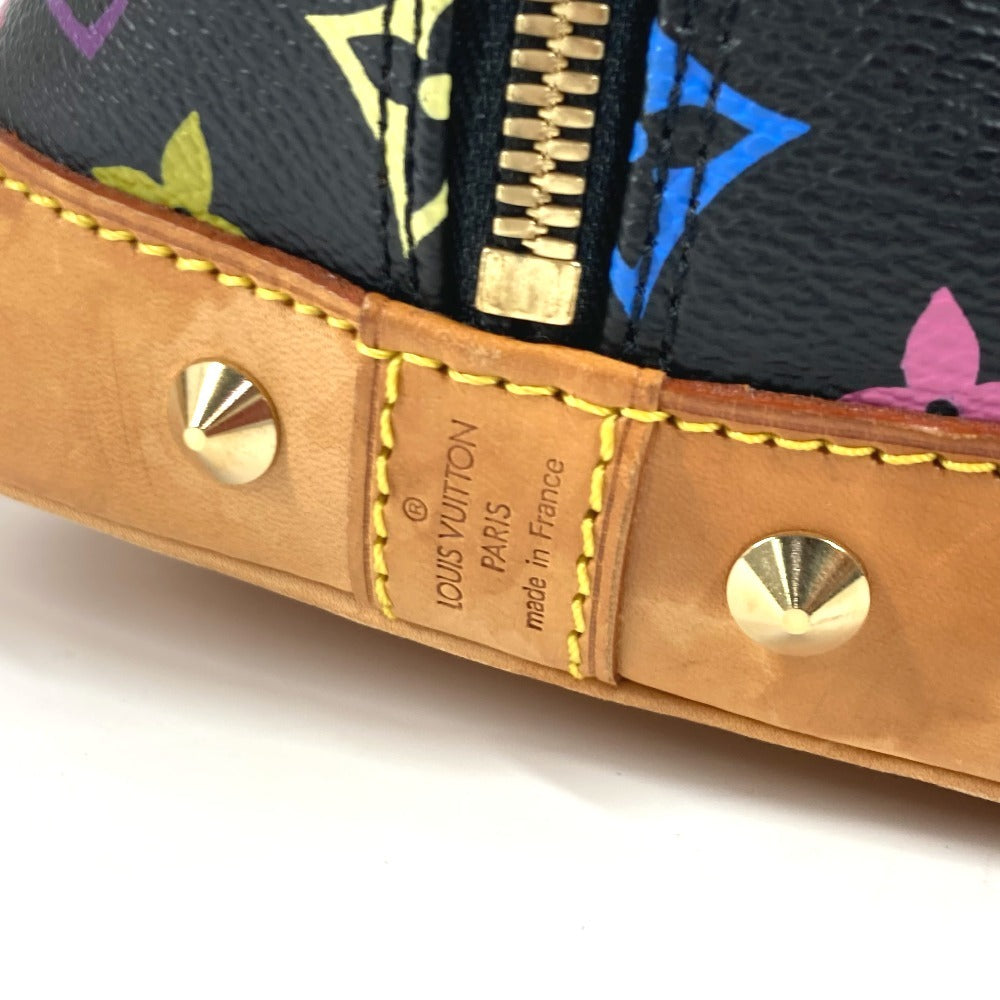 Louis Vuitton Handbag M40444@ Monogram Multicolor Canvas Black Monogram Multicolor Alma Pm Women