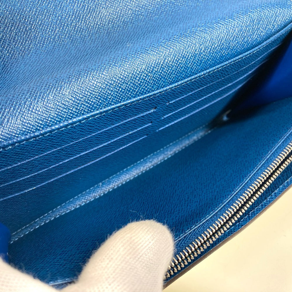 Louis Vuitton Long Wallet Purse M60528 Epi Leather Blue Epi Portefeuille Sara