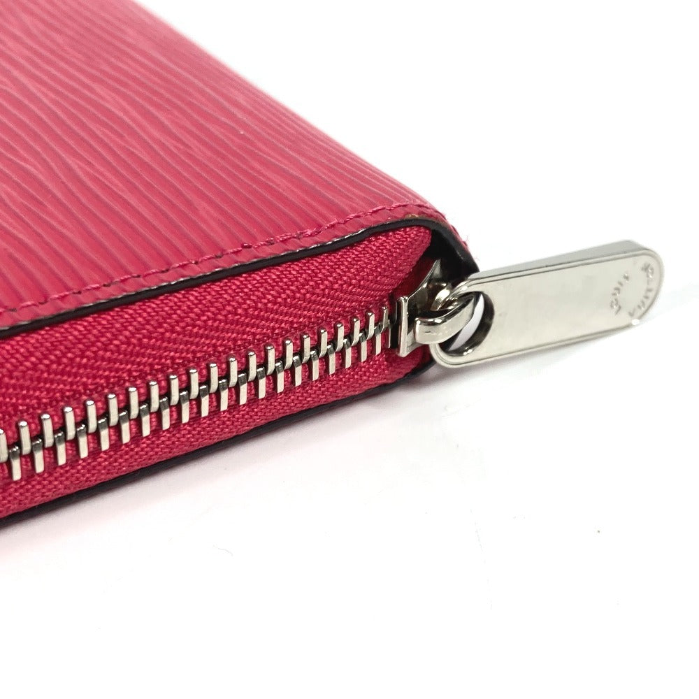 Louis Vuitton Long Wallet Purse M62580 Epi Leather Pink Epi Zippy Wallet Women