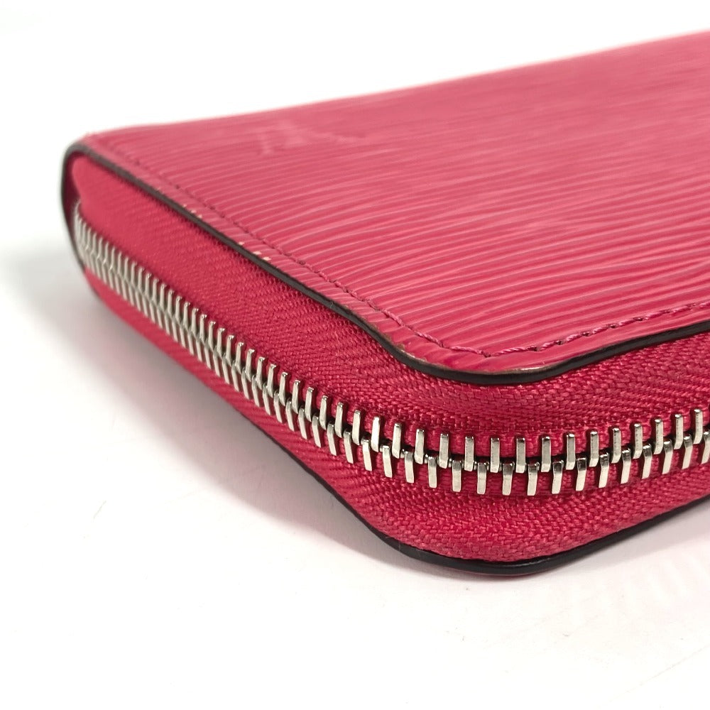 Louis Vuitton Long Wallet Purse M62580 Epi Leather Pink Epi Zippy Wallet Women