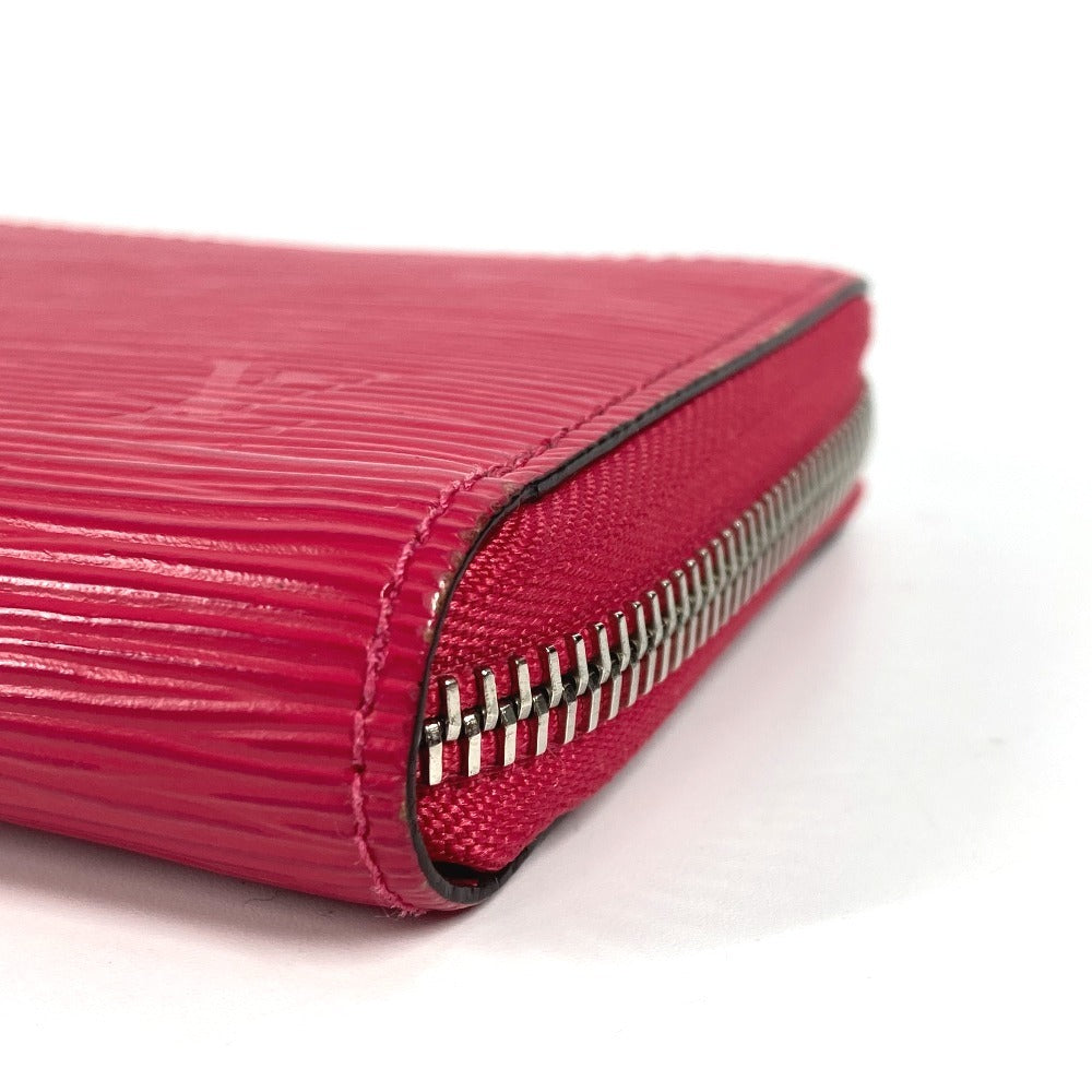 Louis Vuitton Long Wallet Purse M62580 Epi Leather Pink Epi Zippy Wallet Women