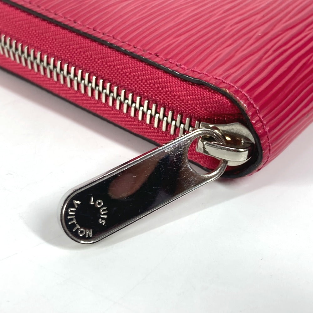Louis Vuitton Long Wallet Purse M62580 Epi Leather Pink Epi Zippy Wallet Women
