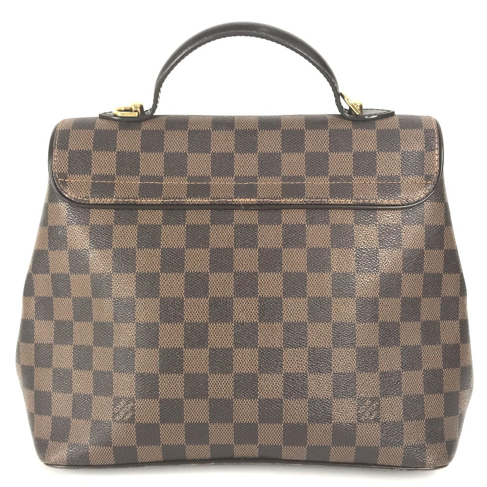 Louis Vuitton Handbag N41168 Damier Canvas Brown Damier Bergamo Mm Women