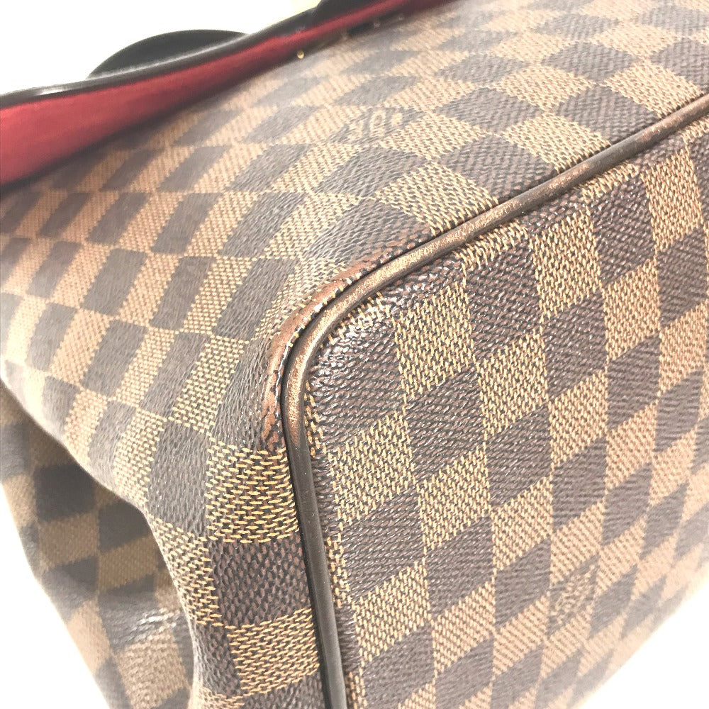 Louis Vuitton Handbag N41168 Damier Canvas Brown Damier Bergamo Mm Women