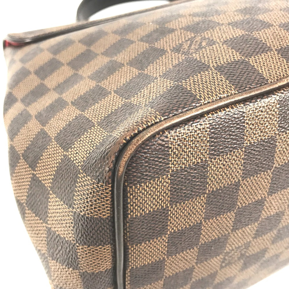 Louis Vuitton Handbag N41168 Damier Canvas Brown Damier Bergamo Mm Women