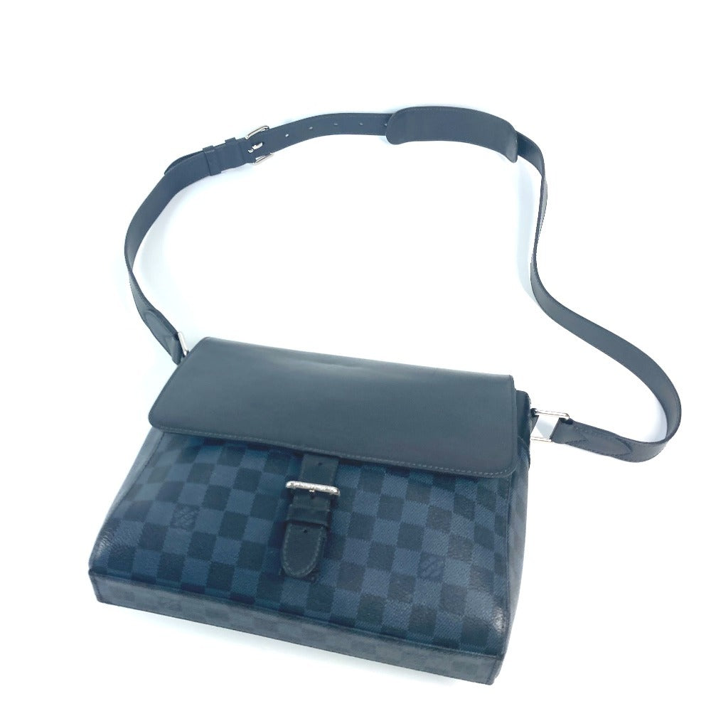 Louis Vuitton Shoulder Bag N41587 Damier Cobalt Canvas Navy Damier Cobalt Newport Messenger Pm