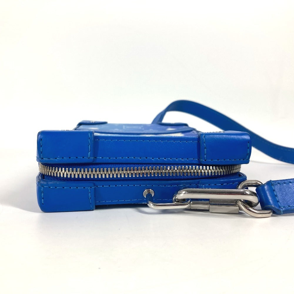 Louis Vuitton Shoulder Bag M45432 Leather Blue Monogram Clouds Soft Trunk Wallet