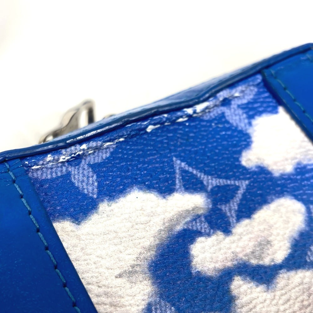 Louis Vuitton Shoulder Bag M45432 Leather Blue Monogram Clouds Soft Trunk Wallet