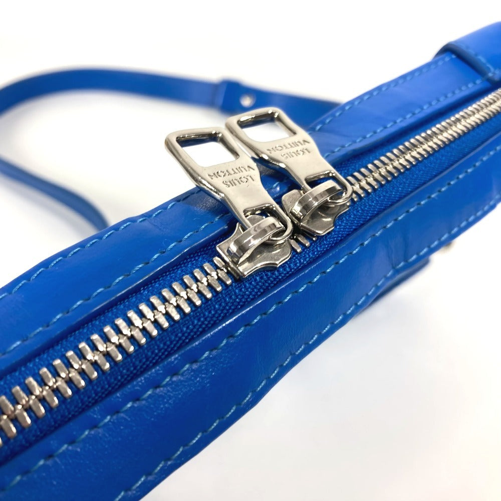 Louis Vuitton Shoulder Bag M45432 Leather Blue Monogram Clouds Soft Trunk Wallet