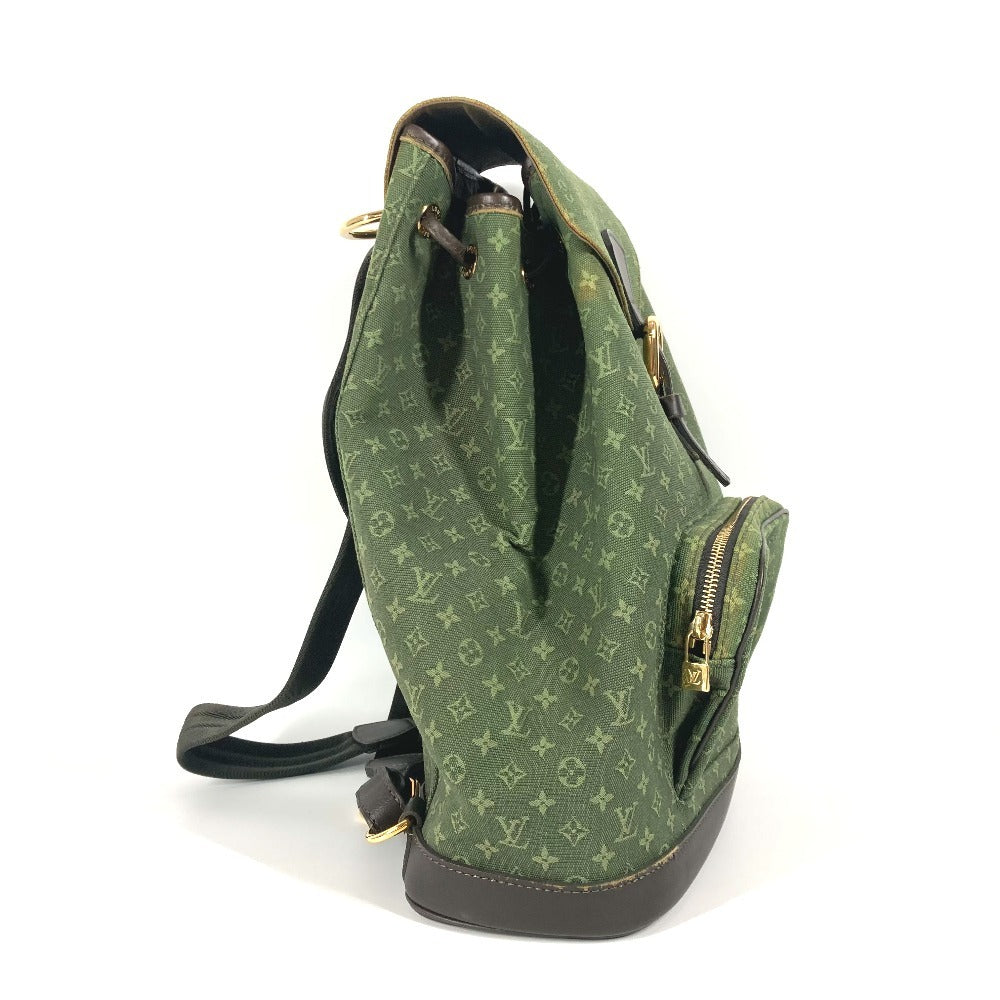 Louis Vuitton Backpack M92456 Monogram Mini Canvas Khaki Monogram Mini Montsouris Gm Unisex(Unisex)