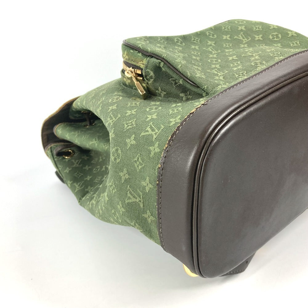 Louis Vuitton Backpack M92456 Monogram Mini Canvas Khaki Monogram Mini Montsouris Gm Unisex(Unisex)