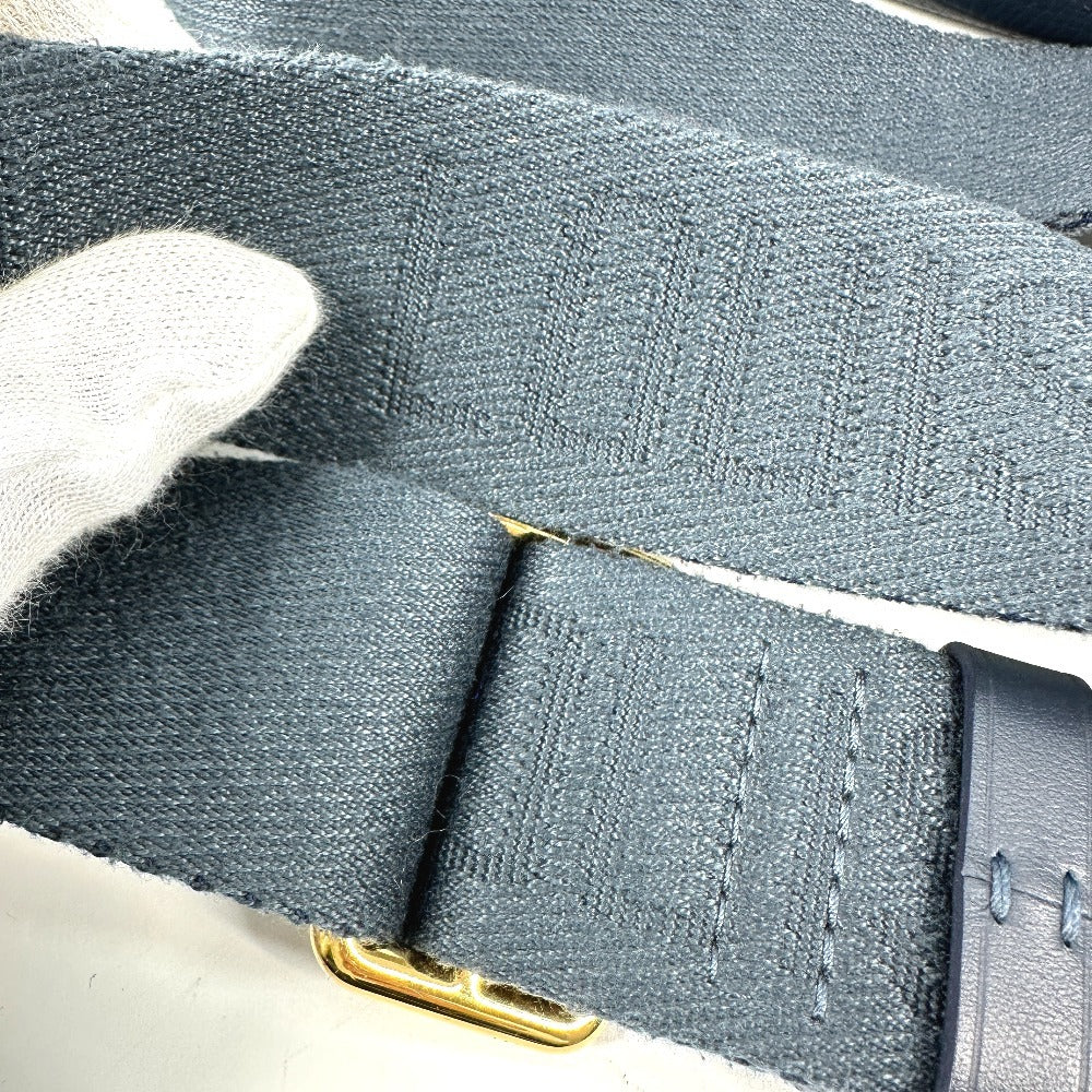 Louis Vuitton Shoulder Bag M81060 Denim, Leather Blue Monogram Denim Nigo Collaboration Double