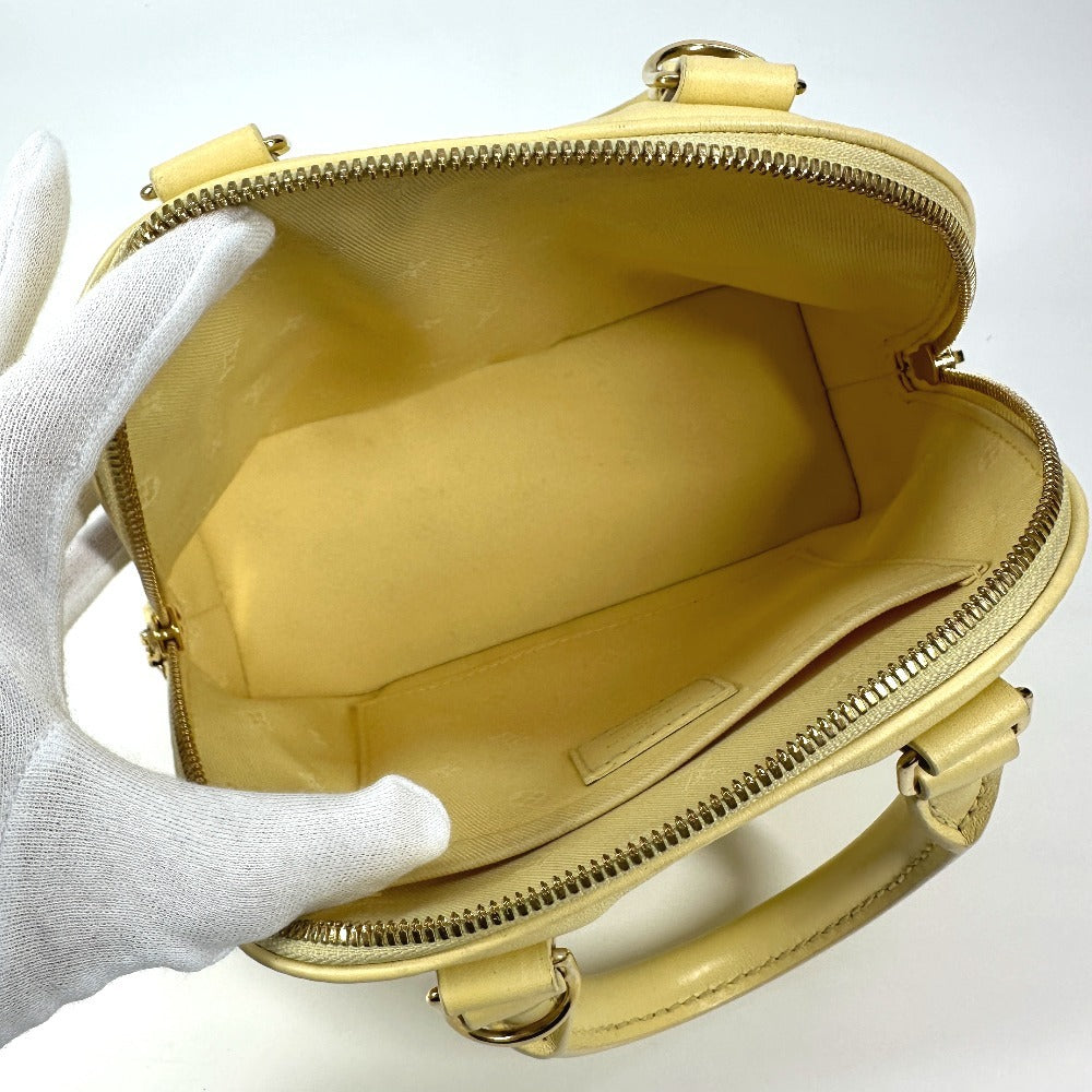 Louis Vuitton Shoulder Bag M59821 Leather Yellow Soft Bubble Gram Alma Soft Bb Women