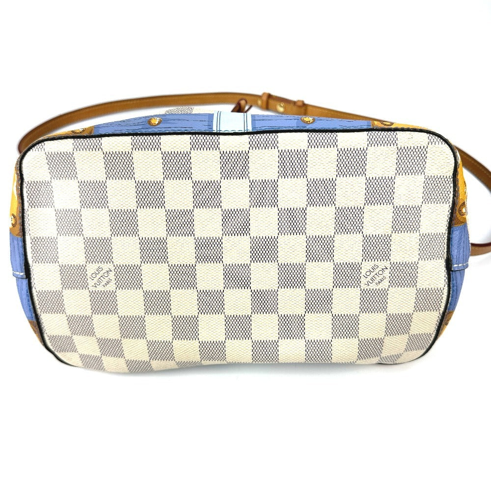 Louis Vuitton Shoulder Bag N41066 Damier Azur Canvas White Damier Azur Summer Trunk Neonoe