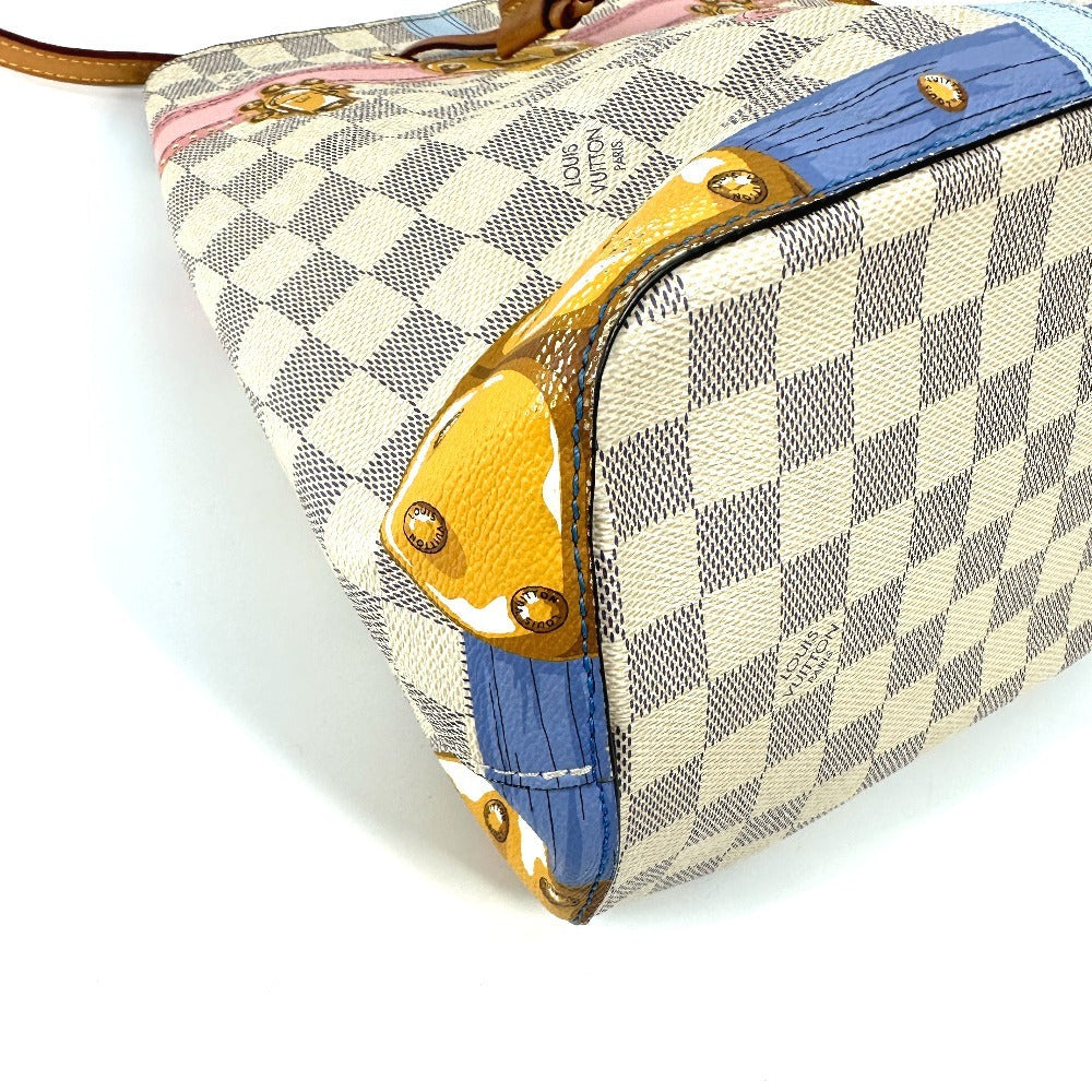 Louis Vuitton Shoulder Bag N41066 Damier Azur Canvas White Damier Azur Summer Trunk Neonoe
