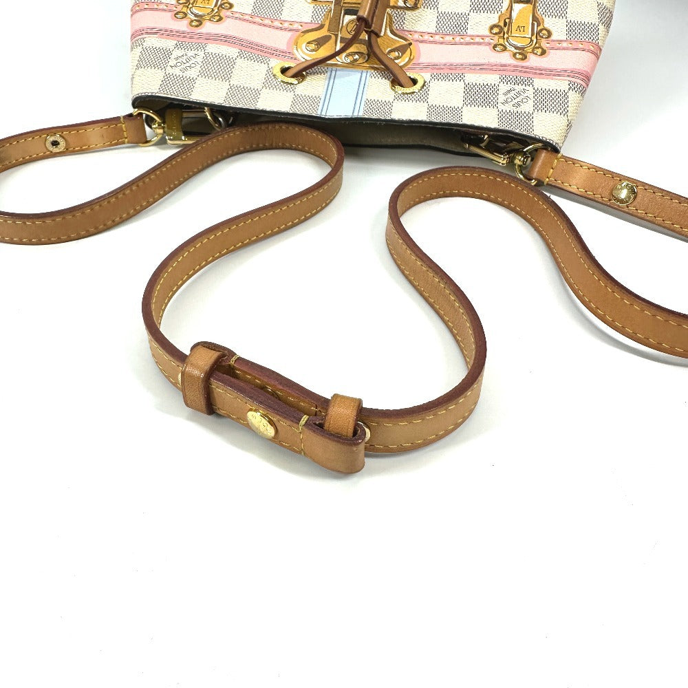 Louis Vuitton Shoulder Bag N41066 Damier Azur Canvas White Damier Azur Summer Trunk Neonoe